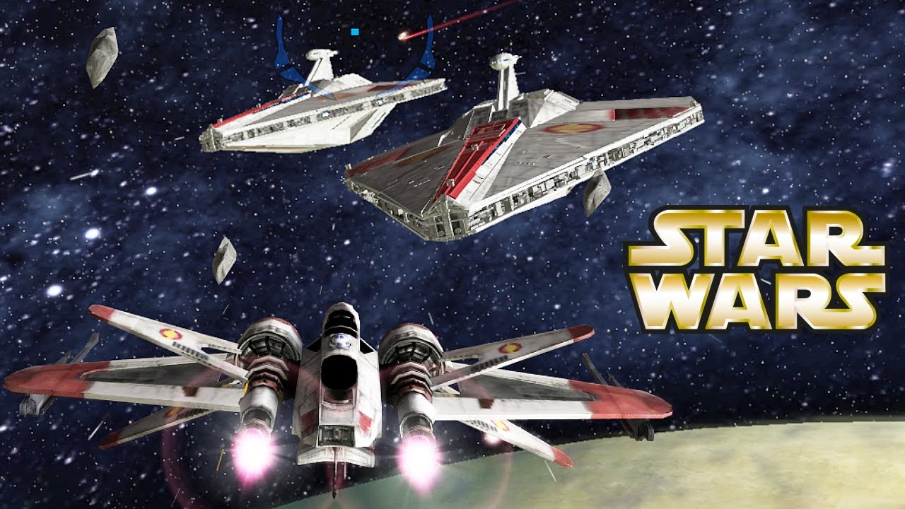 Space Battle at Felucia Gameplay - Star Wars: Battlefront 2 (2005, Remaster Mod)