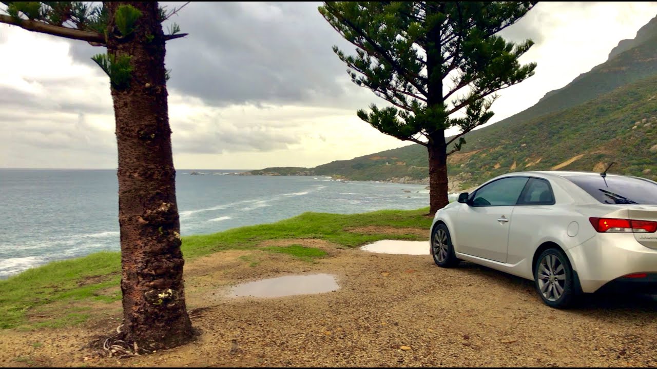Driving in the rain - Cape Town - Muizenberg to Simon’s Town