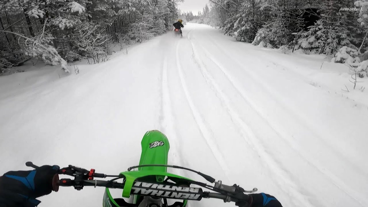 Kawasaki KX250F & Beta RR300 Winter Ride 2022