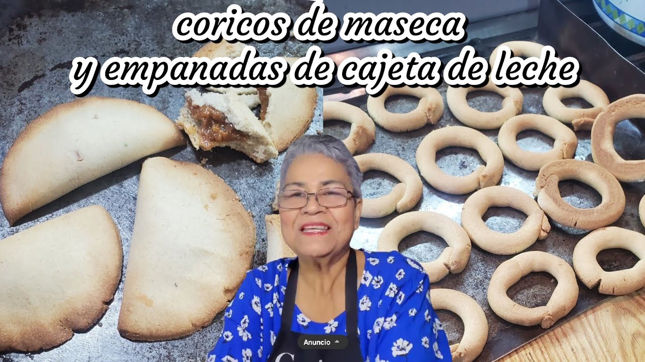 RECETA Coricos de maseca y empanadas de cajeta de leche con la misma masa facil | Cocina Tutuli