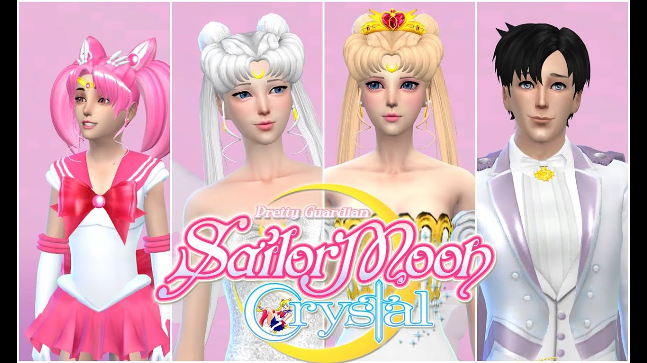 The Sims 4 Sailor Moon#4 สร้างซิมส์ หน้ากากทักซิโด้ ควีนเซเลนิตี้ และ เซเลอร์มูนน้อย