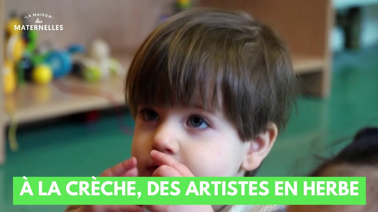 À la crèche, des artistes en herbe - La Maison des maternelles 