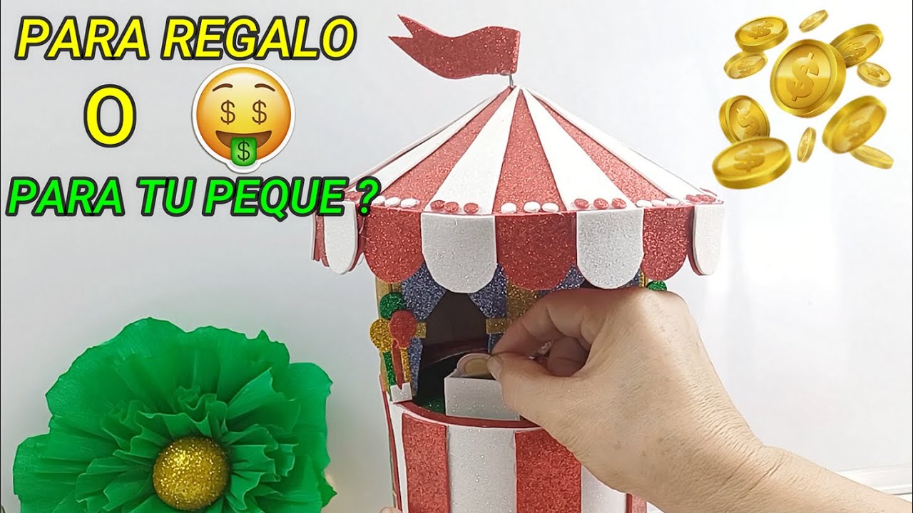 MIRA lo FACIL que es REALIZAR esta ALCANCIA #todokehacer #manualidades