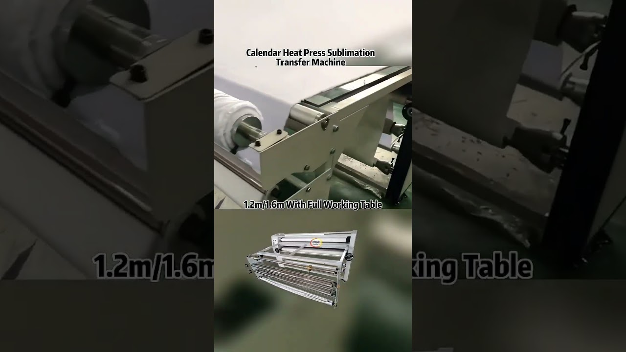 Rotary Calendar Heat Press Sublimation Printing Textile Fabric.