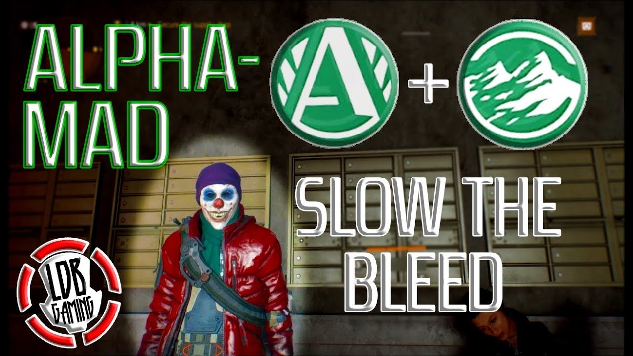 ALPHA-MAD / SLOWW THE BLEED / THE DIVISION / 1.8