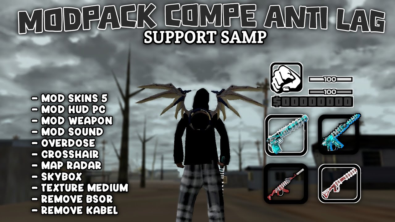 MODPACK COMPE ANTI LAG || SUPPORT GTA SAMP & ENAK BUAT SOTOT ‼️