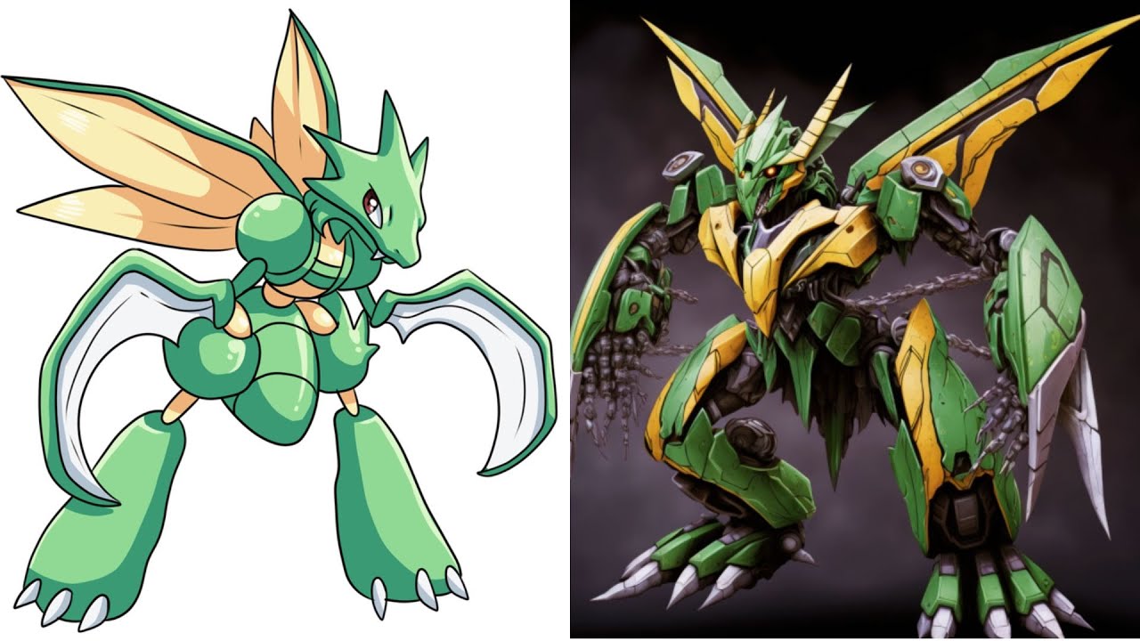 POKEMON CHARACTERS AS TRANSFORMER VERSIONS - ANIMON