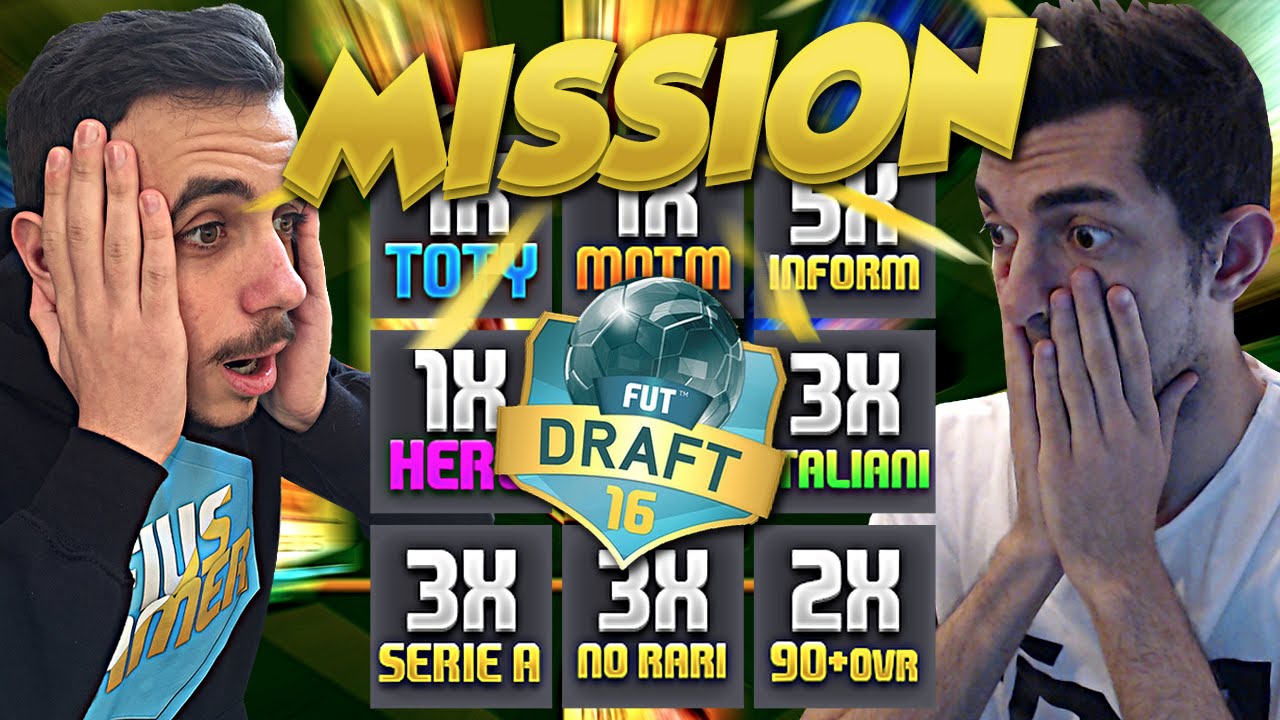 MISSION FUT DRAFT EPICO!!! DAVH HA SCULATO!!! | FIFA 16