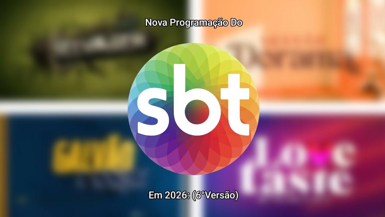 Nova Programação Do SBT Em 2026 (SIMULAÇÃO) (6°Versão)