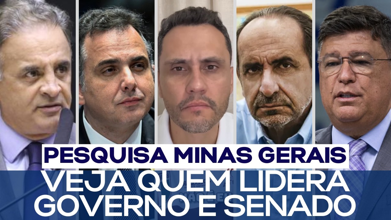 PESQUISA MG 2026: VEJA QUEM LIDERA GOVERNO E SENADO