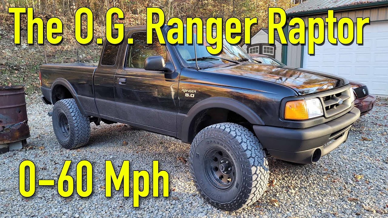 1995 Ranger AWD 5.0 V8 Swap 0-60 Run O.G. Raptor