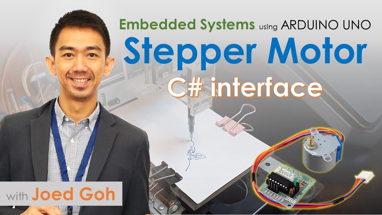 11 Stepper Motors interfaced with C# - CNC Drawing Machine | Embedded Systems Application