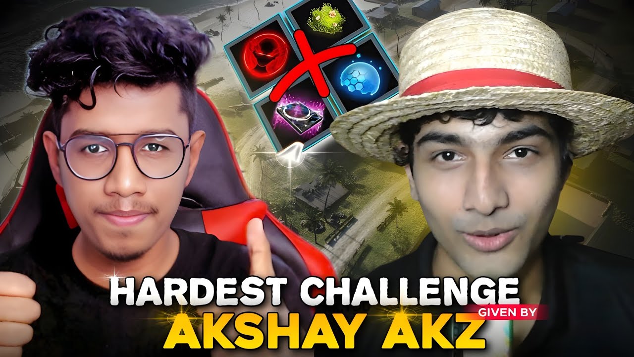 AKSHAY AKZ GAVE ME HARDEST CHALLENGE😱 - Solo Vs Squad