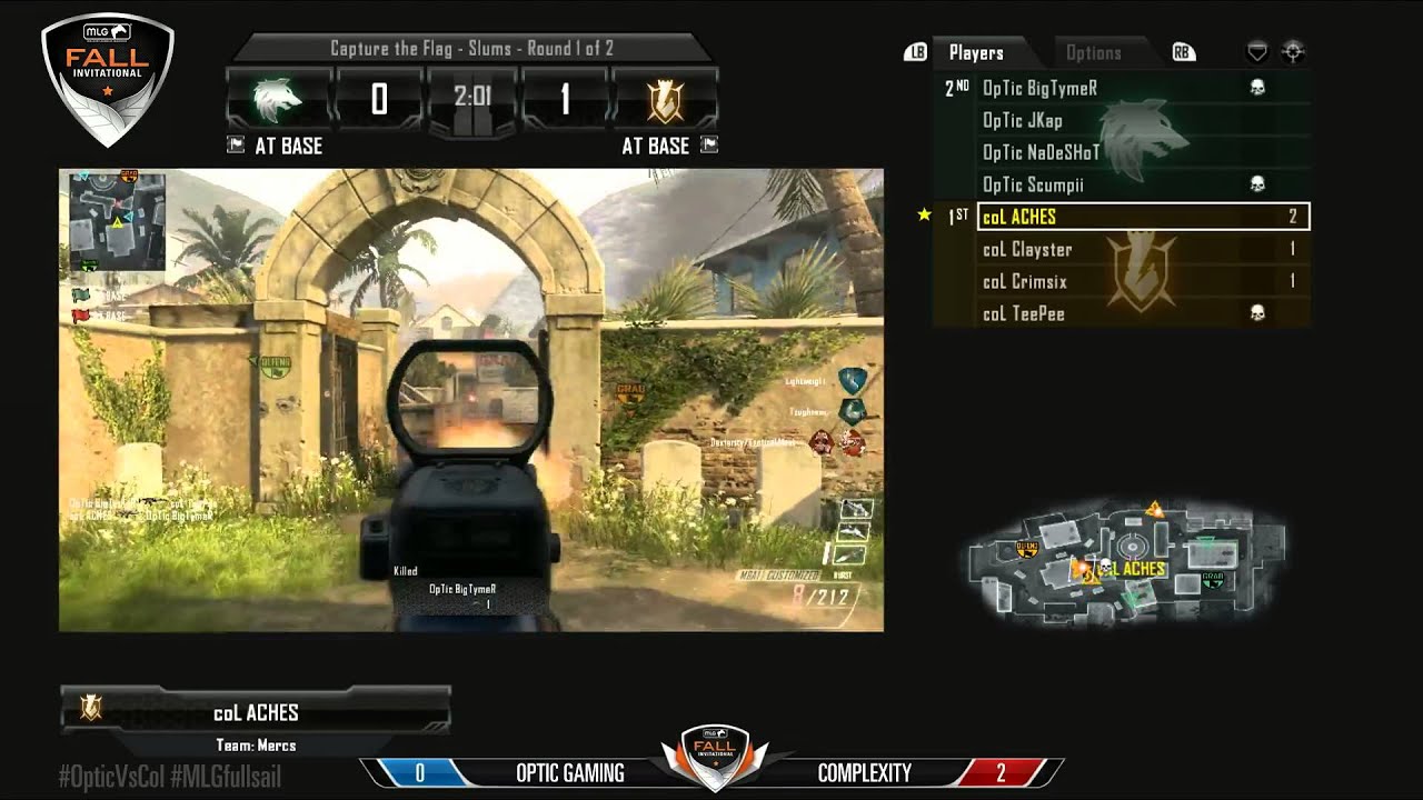 Fall Invitational Grand Finals -- Optic Vs. Complexity -- Game 3