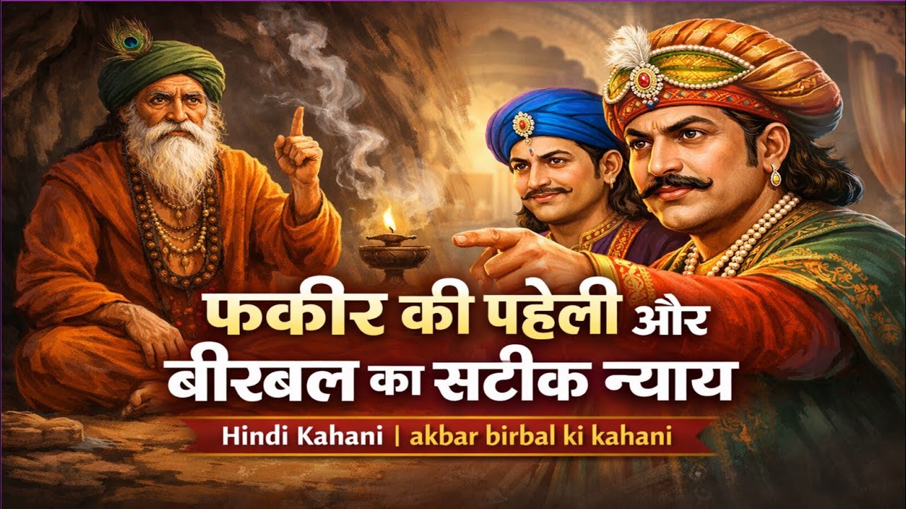 Fakir ki Paheli aur Birbal ka Lajawab Insaaf | Hindi Kahaniya