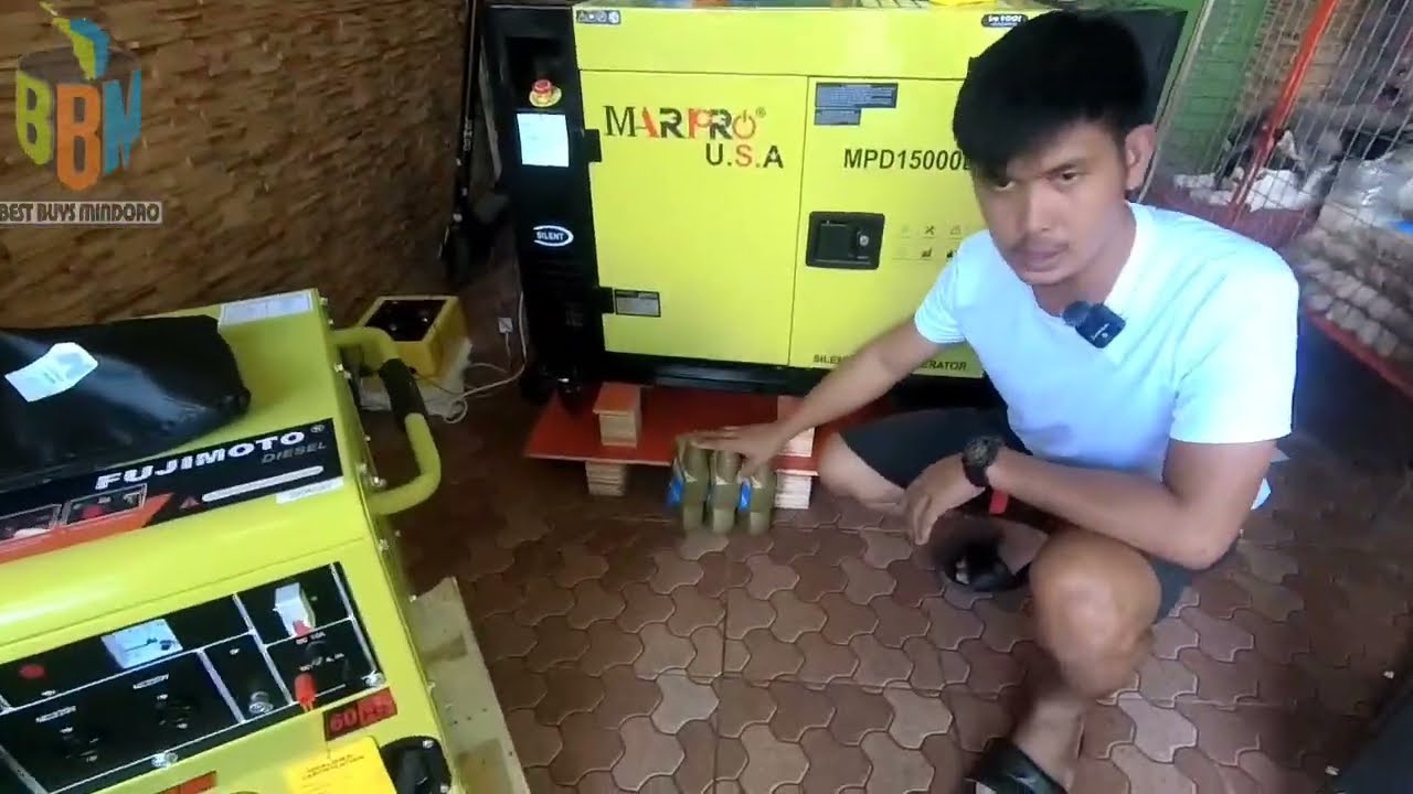 Marpro 15kva with ATS function.How to prepare the genset (oil/coolant/diesel) ATS set up and testing