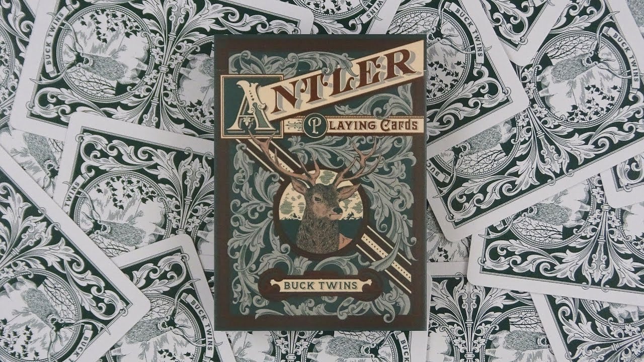 Antler Green Playing Cards by Dan&Dave | Deck Review -Display