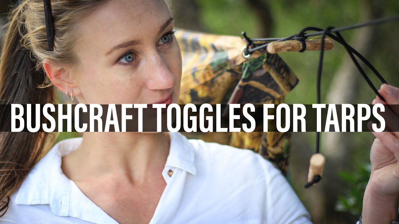 HOW TO MAKE BUSHCRAFT TOGGLES FOR TARP SHELTERS  | How to make toggles that last