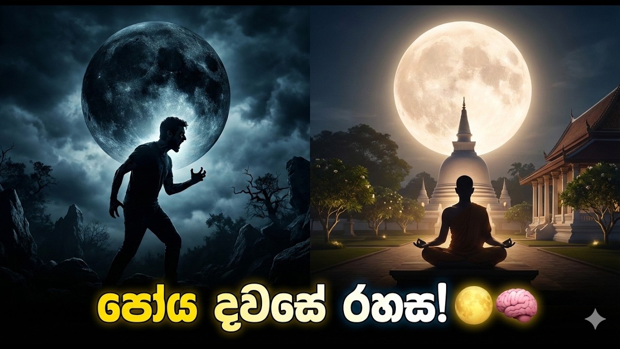 පෝය දවසට ඇත්තටම අපේ මොළය වෙනස් වෙනවද? 🌕😱 Poya Day Mysteries & Dark Psych Secrets