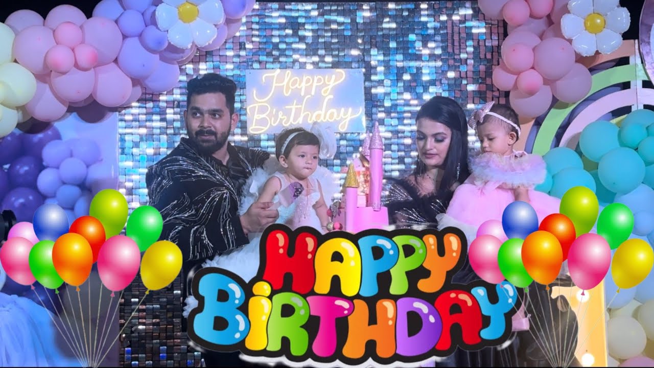 HAPPY BIRTHDAY DNYANA 👼🏻🧚‍♀️ Dnyana’s 1st birthday celebration 🎉 | ABHUNI