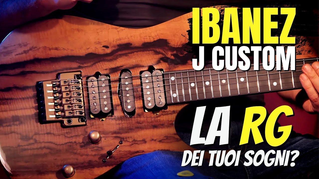 IBANEZ J CUSTOM, hai mai ascoltato una RG al massimo livello? - Video Test