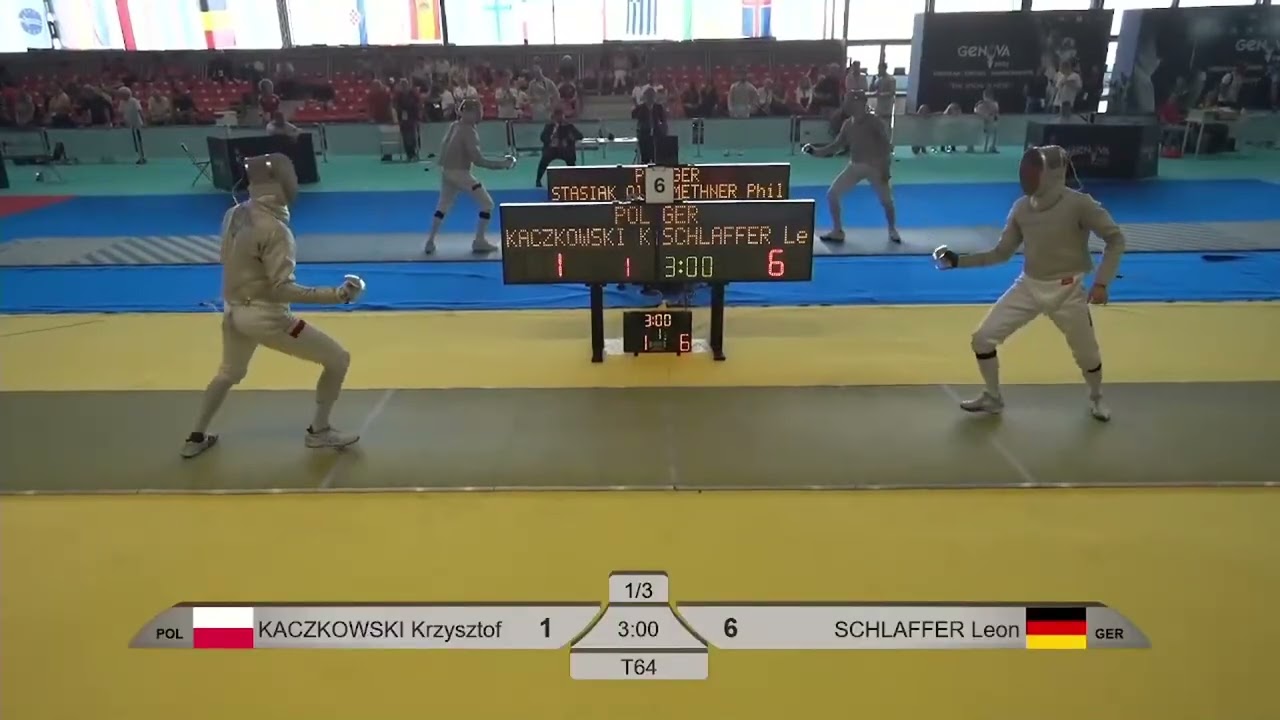 Euro Champs 2025 SMS - L64 - Krysziek Kaczkowski POL v Leon Schlaffer GER