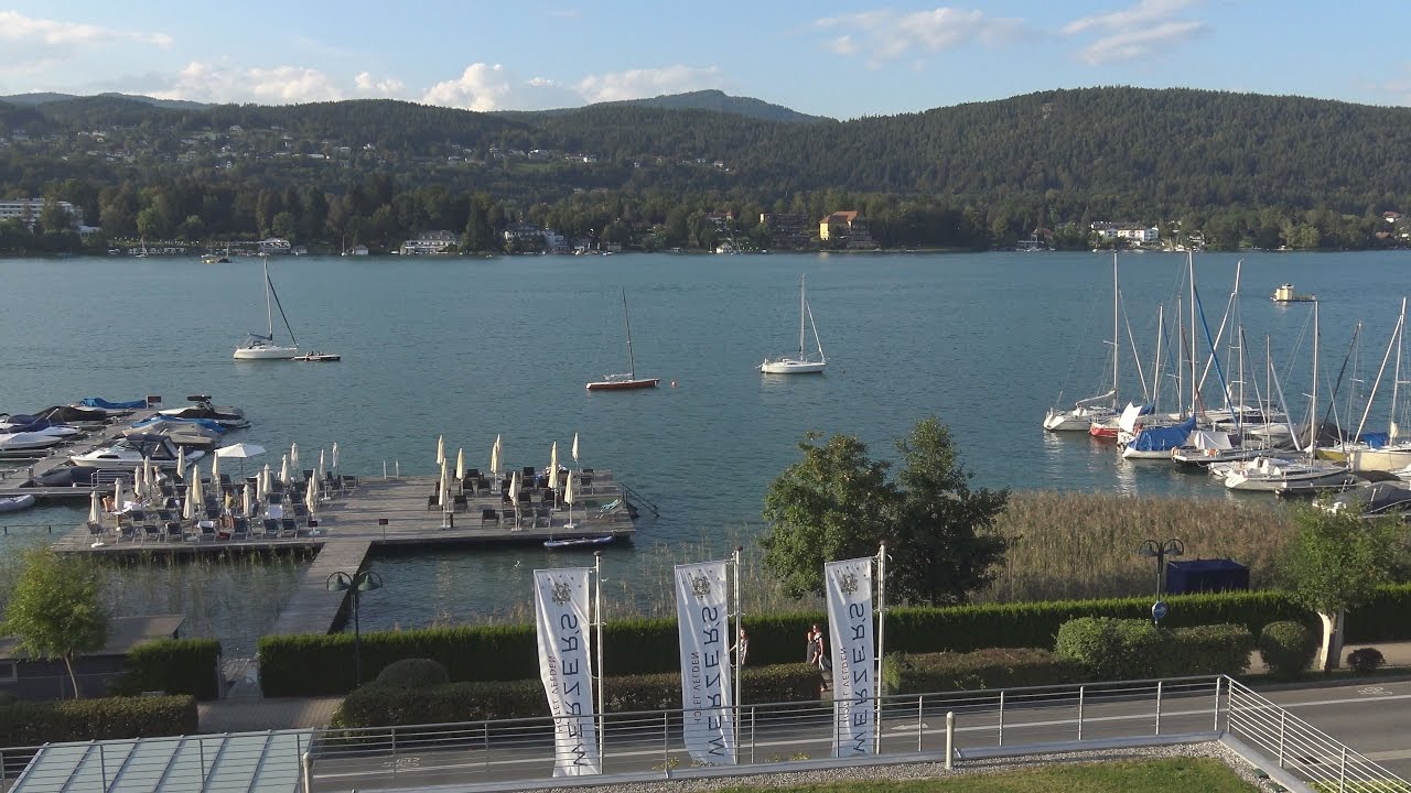 4k - Fahrt durch Velden am Wörthersee zum Hotel Werzer's