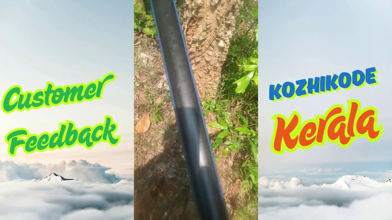 Appreciation message from Kozhikode customer for HDPE PIPE supply.