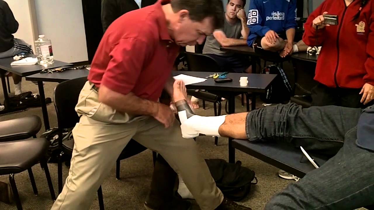 How to Tape an Ankle to Prevent Inversion and Allow Jumping