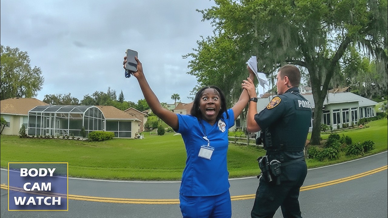 The Moment Police Tell Speeder Her Car is Getting Towed