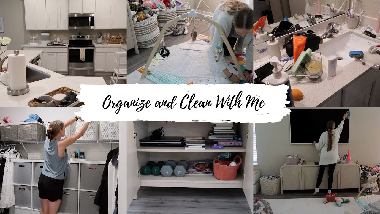 ORGANIZE AND CLEAN WITH ME!