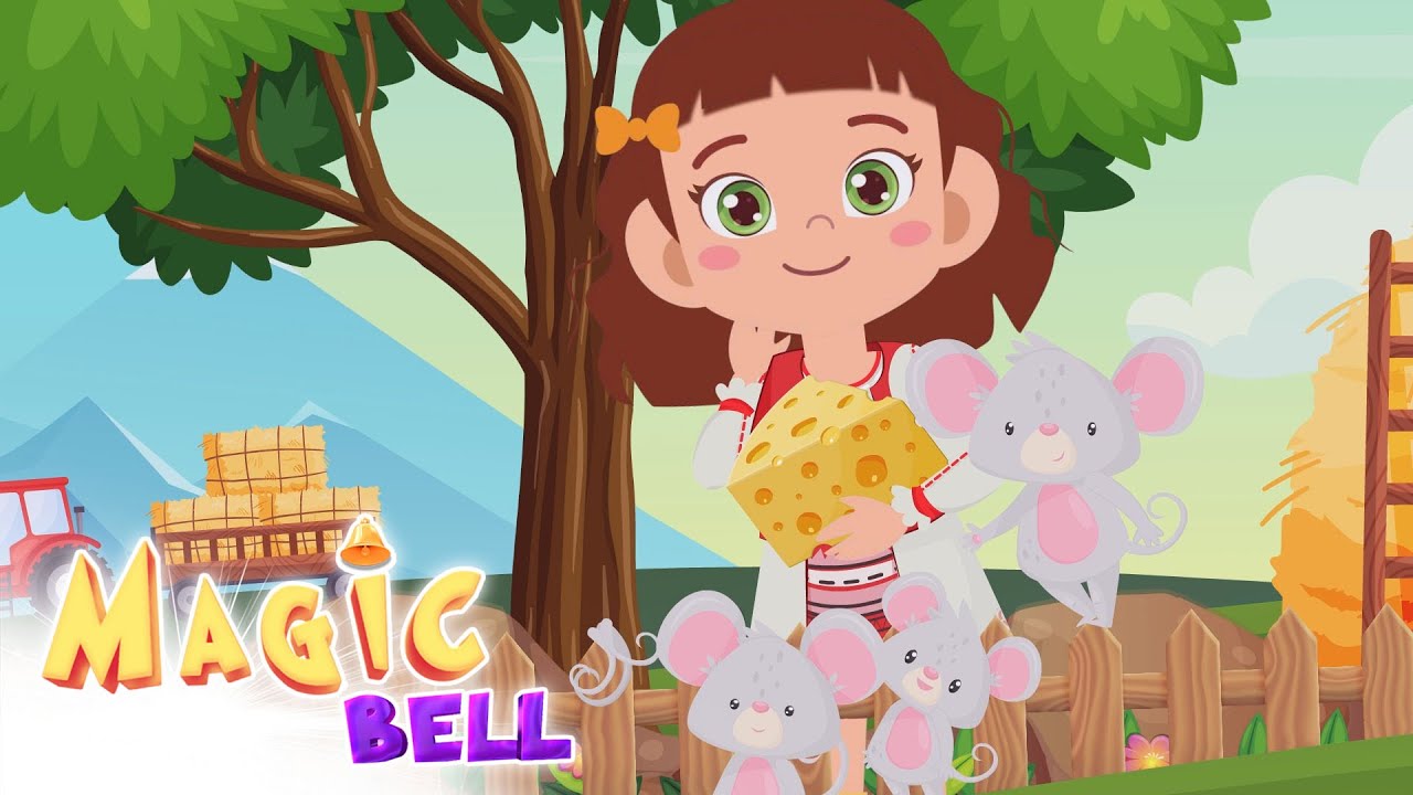 Three Blind Mice 🐭🐭🐭 - Magic Bell x Maria Clara - Children songs 👶