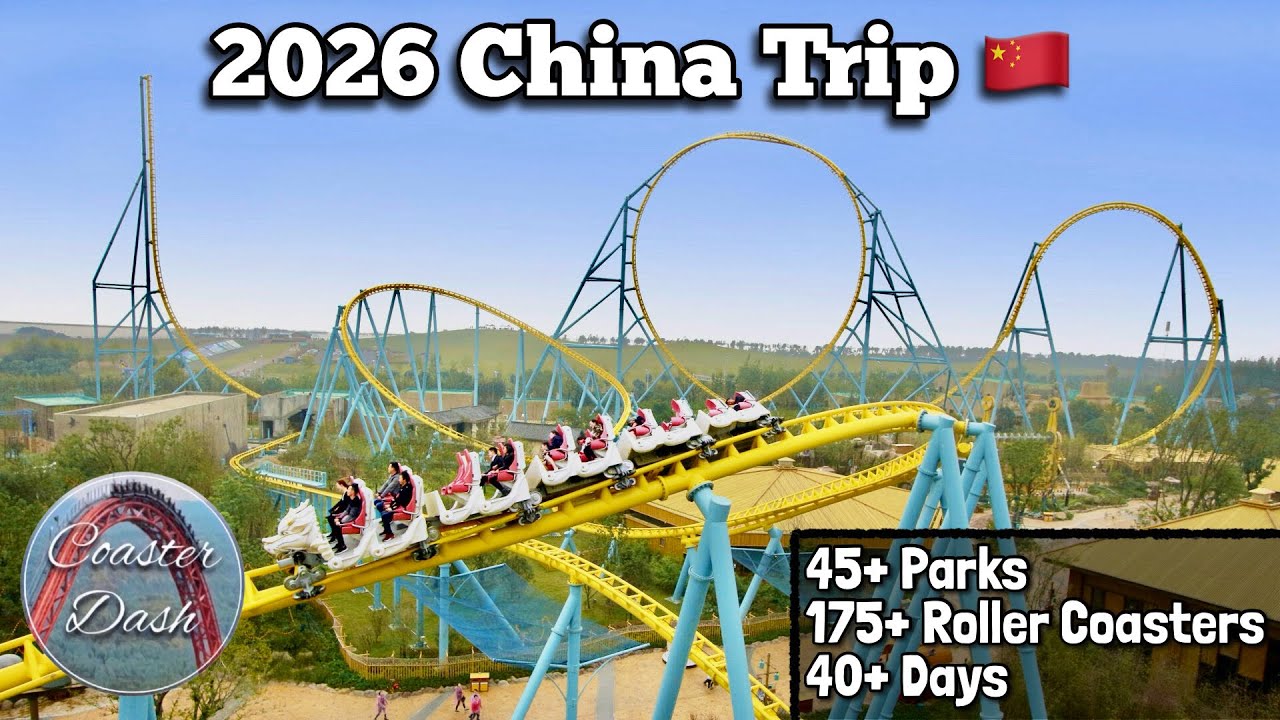 70,000 Subscribers Trip Announcement (Our BIGGEST Ever) ~ 1+ Month in CHINA | 45+ Theme Parks [2026]