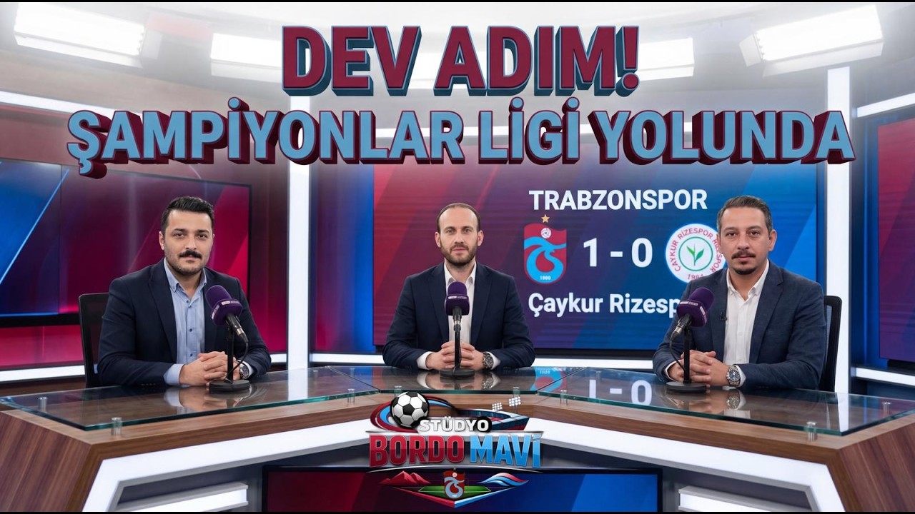 🔵🔴DEV ADIM! Trabzonspor 1-0 Rizespor | ŞAMPİYONLAR LİGİ YOLUNDA KRİTİK ZAFER #trabzonspor #futbol