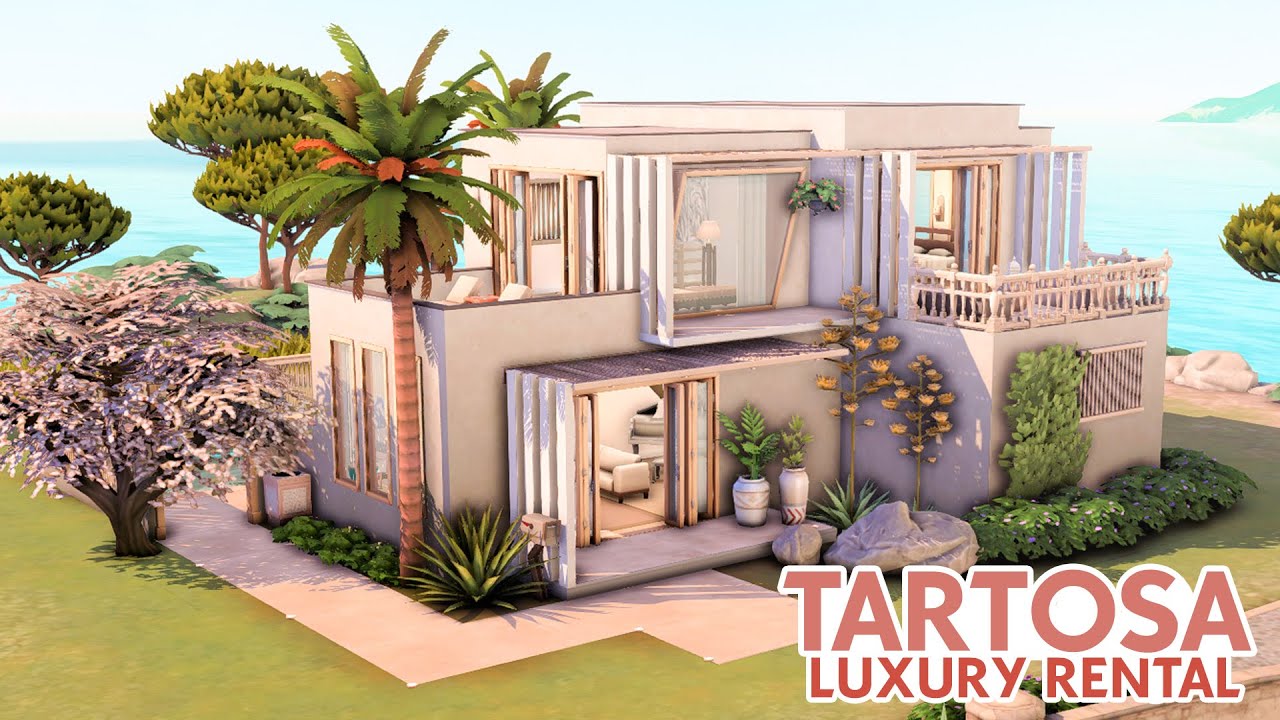 Tartosa Luxury Rental #TS4DesertLuxeKit 🌴☀ | NO CC | The Sims 4 Speed Build