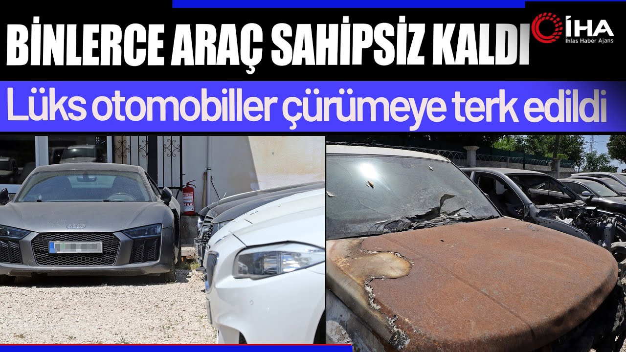 Yediemin Otoparkları Araç Mezarlığına Döndü, 25 Yıldır Bekleyen Araçlar Var