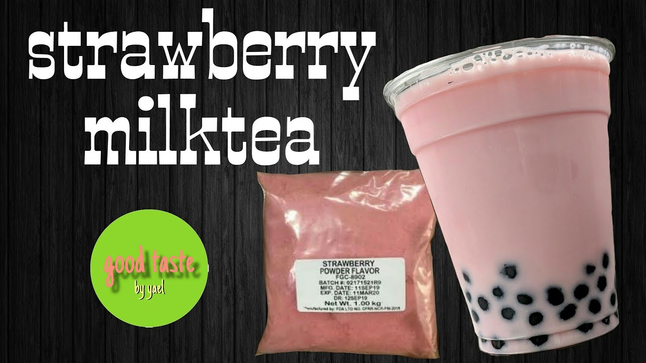 HOW TO MAKE STRAWBERRY MILKTEA/RECIPE GUIDE FOR MILKTEA BUSINESS
