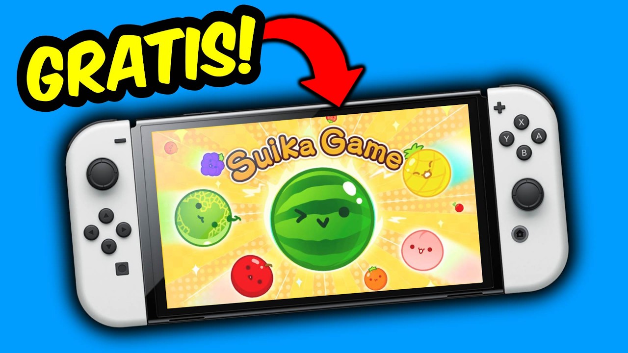😎 DESCARGUÉ GRATIS el JUEGO de la SANDÍA (SUIKA GAME) en Nintendo Switch