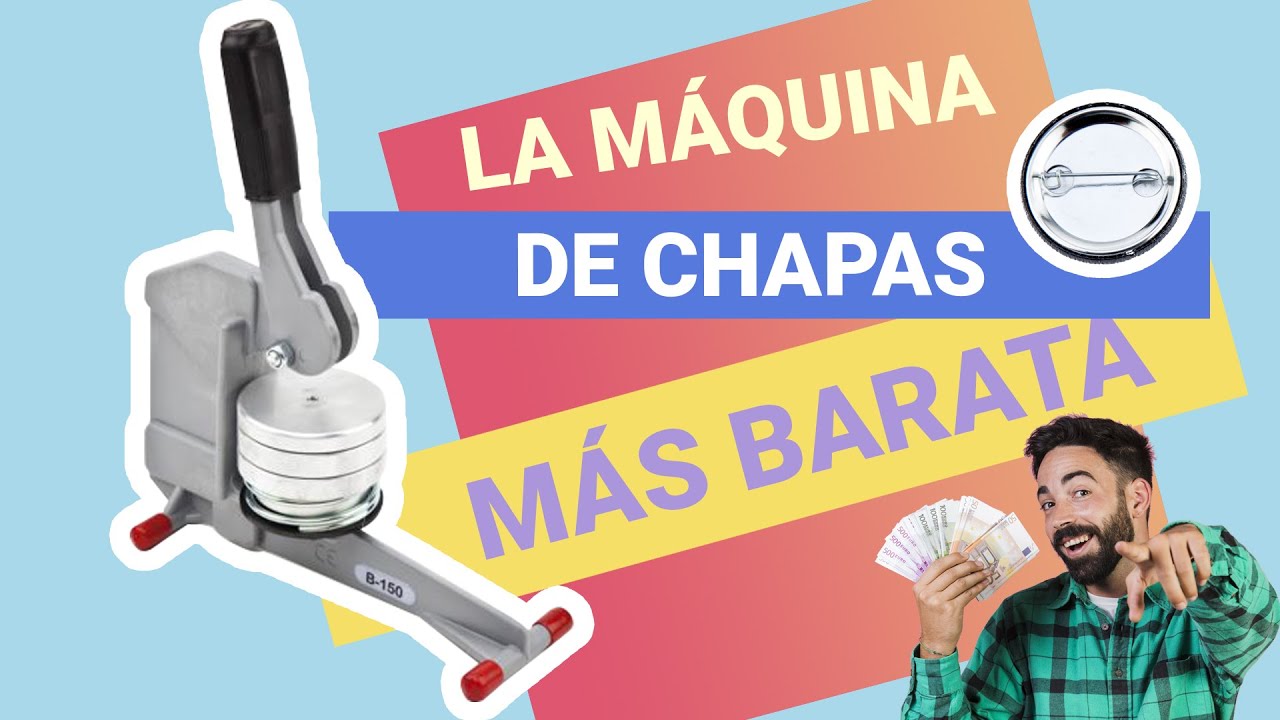 Máquina barata para hacer chapas personalizadas ⭐⭐⭐⭐⭐ Modelo B150