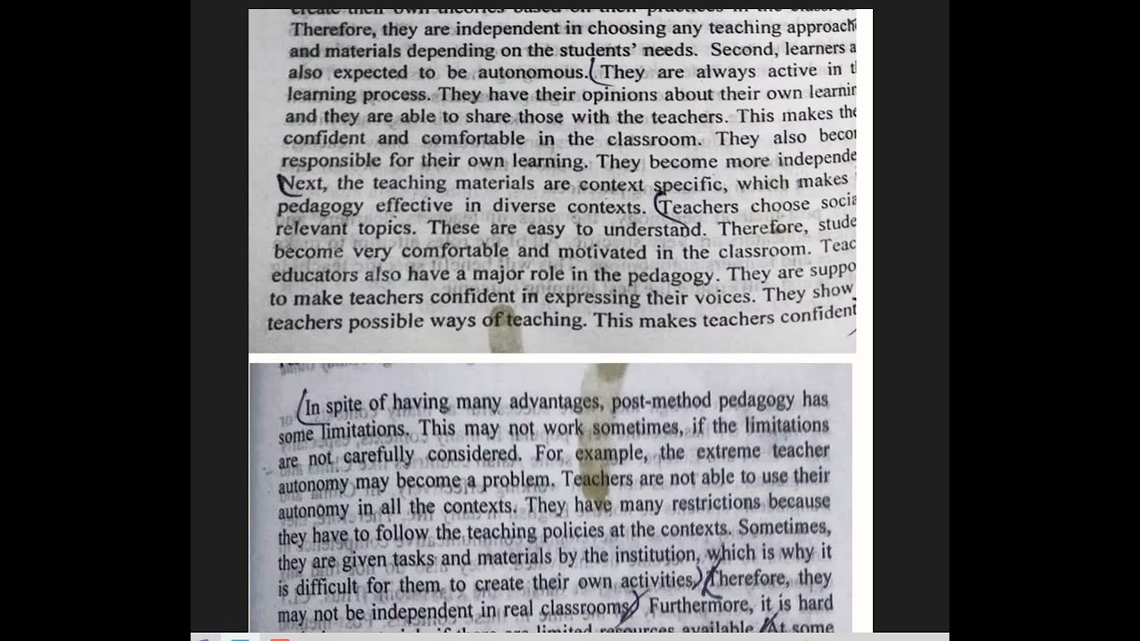 Advantages and Disadvantages of post Method Pedagogy, Kumaravadivelus work of post method pedagogy