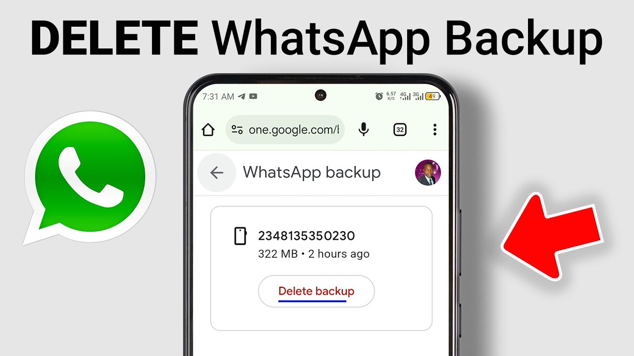 How to Delete WhatsApp Backup from Gmail/Google Drive