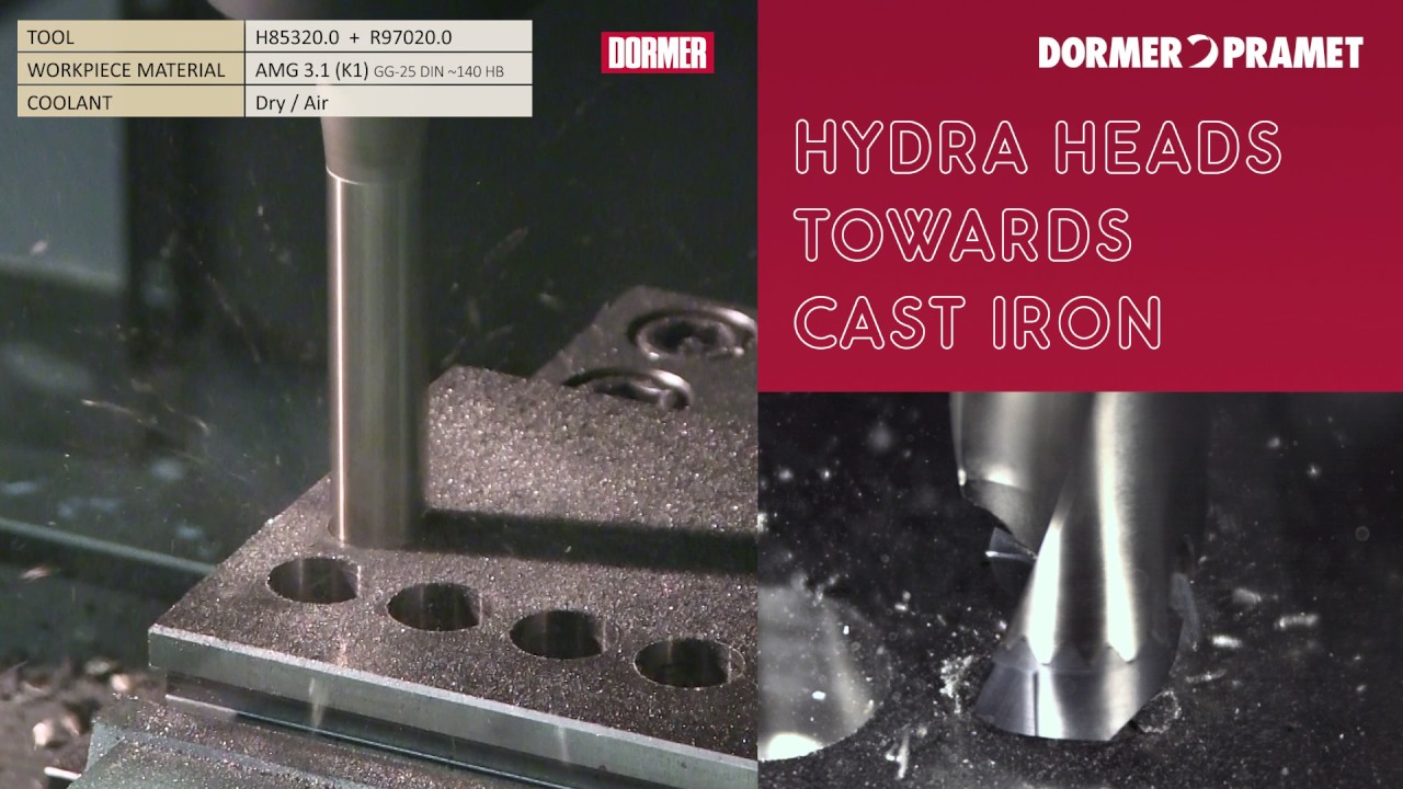 Dormer (R970) Hydra Interchangeable Head Drill - Cast Iron