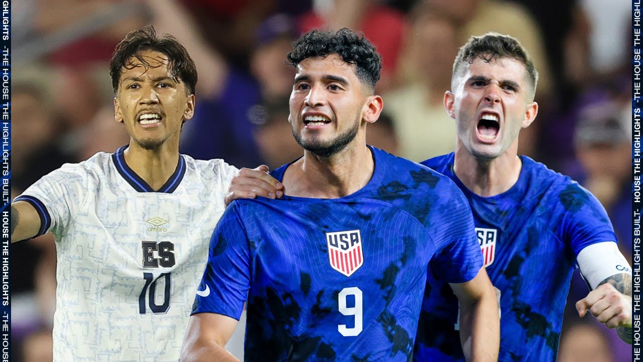 USA vs El Salvador - All Goals & Highlights | March 27, 2023 - CONCACAF Nations League