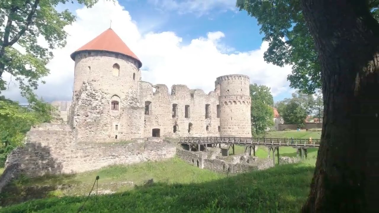 Βαλτικές Χώρες Λετονία Cesis & Castle.Part 3d.Traveling with Magdus in Europe.