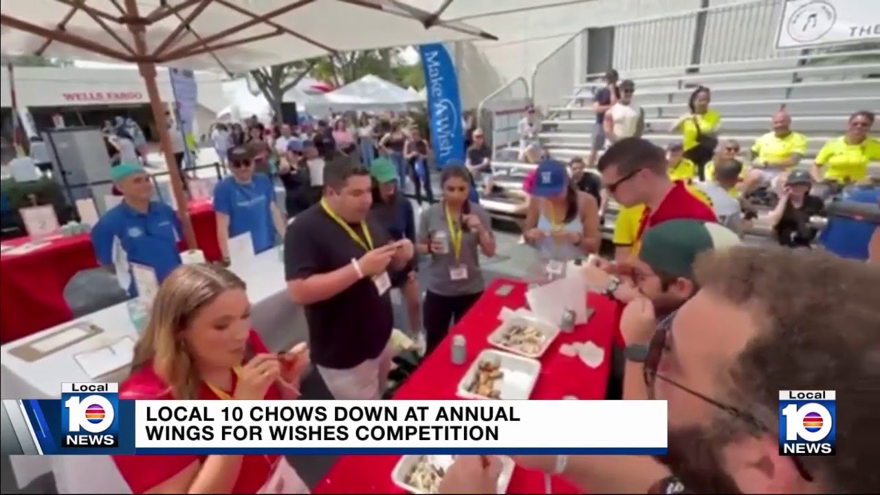 Телеканал Local 10 принял участие в благотворительном конкурсе Wings for Wishes, цель которого – ...