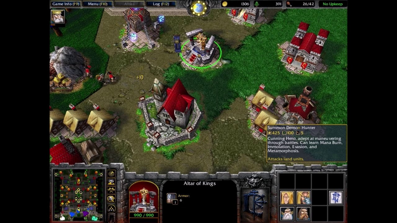 WC3 Classic 1.26: 7 Kingdoms - Alliance of Lordaeron in Stormwind