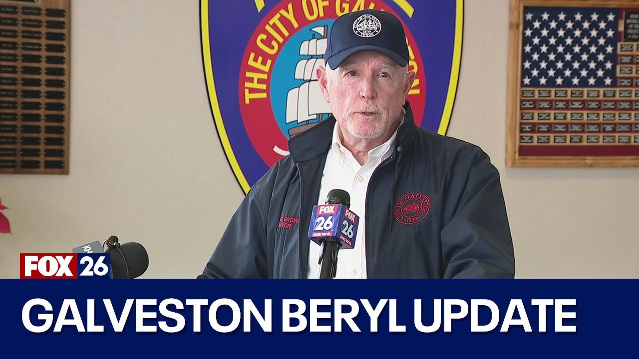 Galveston update on Tropical Storm Beryl
