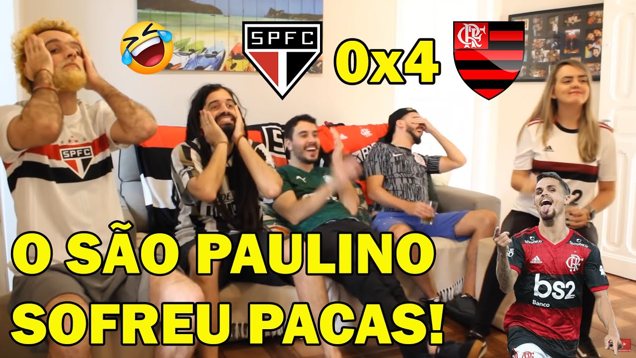 REAÇÕES RIVALIDADE FC - SÃO PAULO 0x4 FLAMENGO - CAMPEONATO BRASILEIRO.