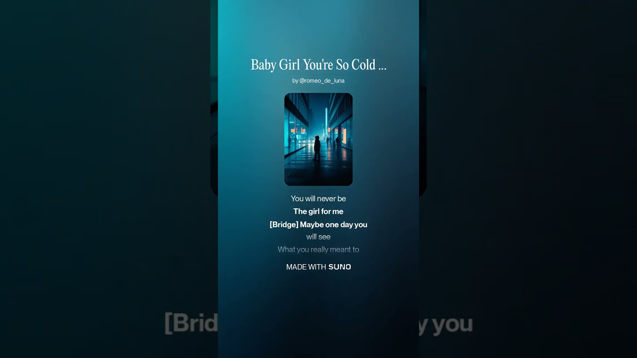 Baby Girl You're So Cold (Anthony Williams Remix.-2026)