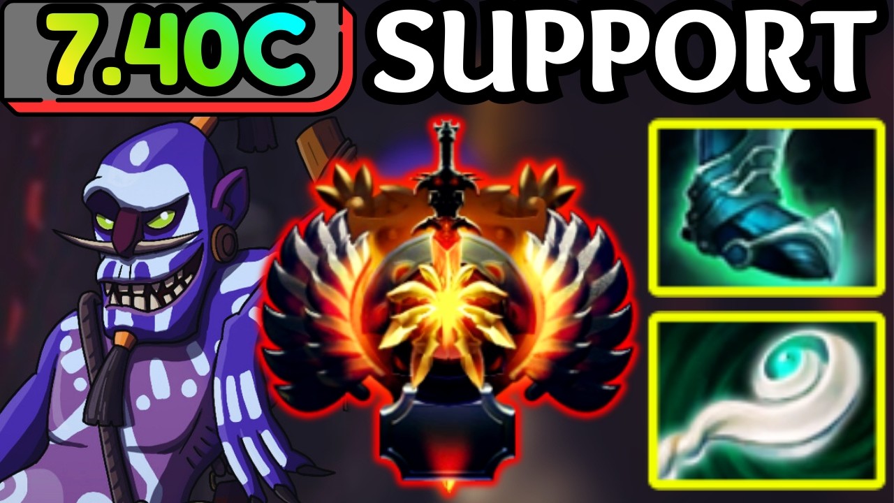 🔥 8K MMR WITCH DOCTOR Hard Support — Immortal Voodoo Control | Dota 2 Support 🔥
